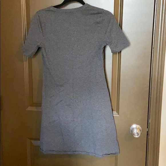J. Crew T-shirt Dress - Heather Gray, Petite Small - Picture 2 of 3